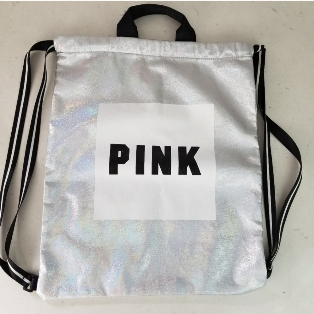 PINK Victoria's Secret Holo Hologram Bag Backpack